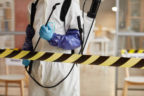 Professional Biohazard technician working in Carson, IA
